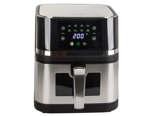 10-litrová teplovzdušná fritéza Air Fryer, 2400 W, 8 programov, LCD displej