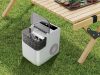 Automatický elektrický výrobník ľadu s 2 veľkosťami kociek a lopatkou, biely, nádrž 1,6 l, 165 W, 29,5 × 28,5 × 22 cm