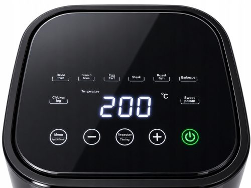 4-litrová teplovzdušná fritéza Air Fryer, 1200 W, 8 programov, dotykové ovládanie