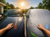 Autoplachta vo veľkosti XXL, s vreckami na spätné zrkadlá