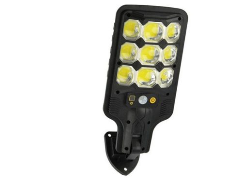 COB LED solárne vonkajšie pouličné svietidlo so snímačom pohybu a súmrakovým senzorom, s diaľkovým ovládaním