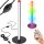 50 cm RGB LED lampa z kovovej zliatiny s diaľkovým ovládaním, čierna, USB, 7 farieb
