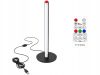 50 cm RGB LED lampa z kovovej zliatiny s diaľkovým ovládaním, čierna, USB, 7 farieb