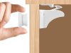 10-dielna súprava magnetických detských poistiek na skrinky a zásuvky, bez vŕtania, s 2 magnetickými kľúčmi