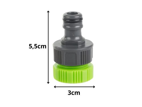 1/2"–3/4" rýchlospojka na záhradnú hadicu – prípojka na vodovodný kohútik