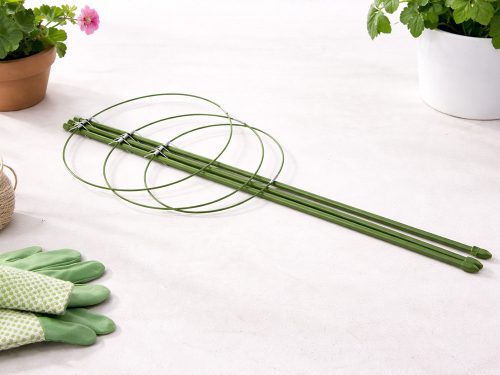 120 cm kruhová opora na rastliny, 3-kruhová opora na kvety
