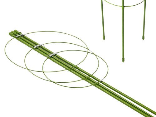 120 cm kruhová opora na rastliny, 3-kruhová opora na kvety