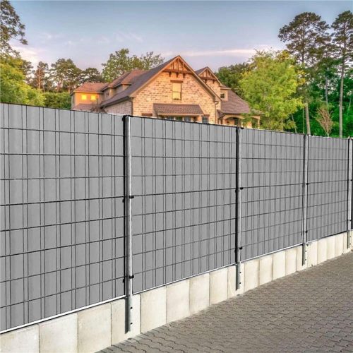 Tieniaca plotová páska 19cm x 35m, svetlo šedá