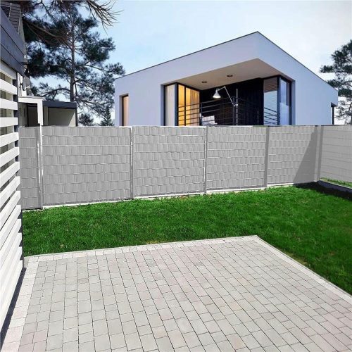 Tieniaca plotová páska 19cm x 35m, svetlo šedá