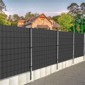 Plotová páska Springos FN0003 antracitová 4,75x35 m