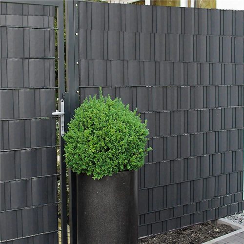 Plotová páska Springos FN0003 antracitová 4,75x35 m