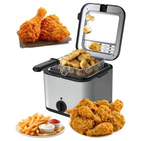   Tradičná fritéza Deep fryer Olejová 2,5L pre hranolky Ryby Silná 1000 W
