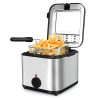 Tradičná fritéza Deep fryer Olejová 2,5L pre hranolky Ryby Silná 1000 W