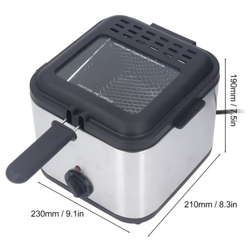 Tradičná fritéza Deep fryer Olejová 2,5L pre hranolky Ryby Silná 1000 W