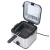 Tradičná fritéza Deep fryer Olejová 2,5L pre hranolky Ryby Silná 1000 W