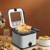 Tradičná fritéza Deep fryer Olejová 2,5L pre hranolky Ryby Silná 1000 W