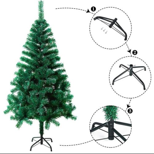 Umelá jedľa ako živá, bujná, 120 cm vysoká vianočná stromček