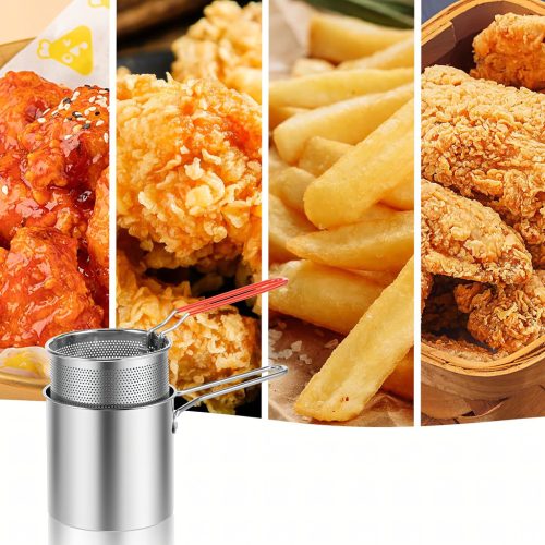 Mini Hrniec s košíkom, fritéza na hlboké vyprážanie hranoliek, univerzálny