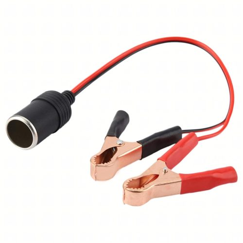 Adaptér do zásuvky zapaľovača 12 V/24 V s krokosvorkami