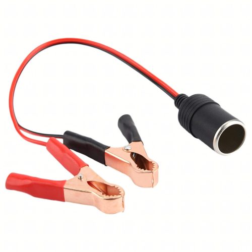 Adaptér do zásuvky zapaľovača 12 V/24 V s krokosvorkami