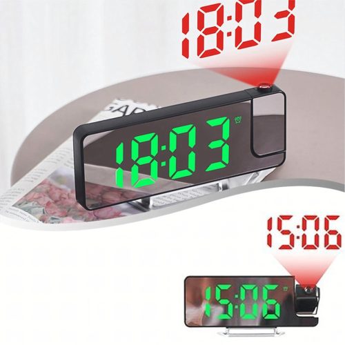 BUDÍK DIGITÁLNY ELEKTRONICKÝ HODINOVÝ DISPLEJ LED TICHÉ SVETLO TEPLOTA