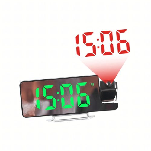 BUDÍK DIGITÁLNY ELEKTRONICKÝ HODINOVÝ DISPLEJ LED TICHÉ SVETLO TEPLOTA