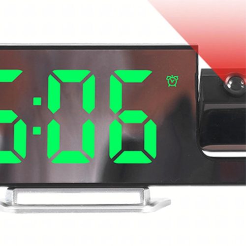 BUDÍK DIGITÁLNY ELEKTRONICKÝ HODINOVÝ DISPLEJ LED TICHÉ SVETLO TEPLOTA