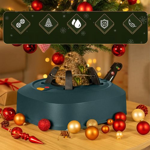 Samosvorný stojan na vianočný stromček 3-13 cm s pedálom a nádržou na vodu 2,3 l