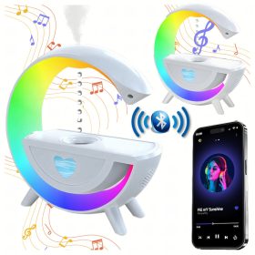   Antigravitačný zvlhčovač vzduchu s RGB svetlom a Bluetooth reproduktorom