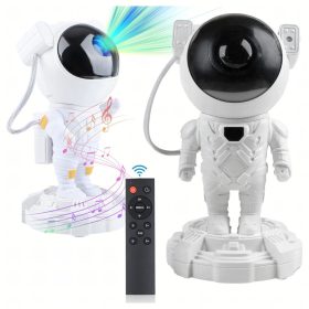   Detský projektor hviezdnej oblohy a nočná lampa s astronautom