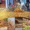 Ručný akumulátorový fúkač na snehové listy 400 W 2 x Aku