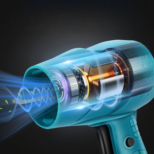 Ručný akumulátorový fúkač na snehové listy 400 W 2 x Aku