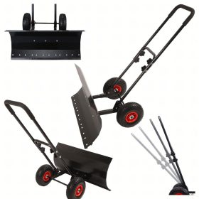   LOPATA NA SNEH NA KOLIESKACH, LOPATA NA ODSTRAŇOVANIE SNEHU, SILNÝ ŠKRABÁK 75 CM