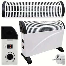   Energeticky úsporný elektrický konvektor s termostatom, 2000 W