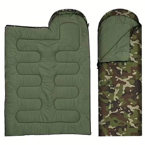 Spací vak 2v1 Moro Mumia Turistický ľahký teplý prikrývka Kapucňa 210x75 cm 950 g