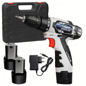   12 V akumulátorový skrutkovač s 2 akumulátormi s kapacitou 1,5 Ah a kufríkom