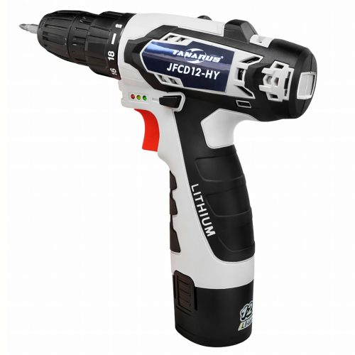 12 V akumulátorový skrutkovač s 2 akumulátormi s kapacitou 1,5 Ah a kufríkom