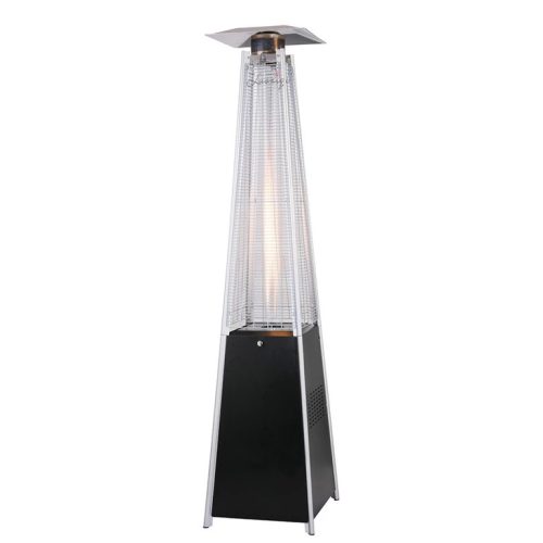 Plynový terasový ohrievač 13 kW, výška 227 cm, súprava s ochranným krytom