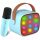 Bezdrôtová karaoke súprava, 2-dielna, Bluetooth 5.0, modrá