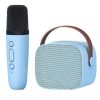 Bezdrôtová karaoke súprava, 2-dielna, Bluetooth 5.0, modrá