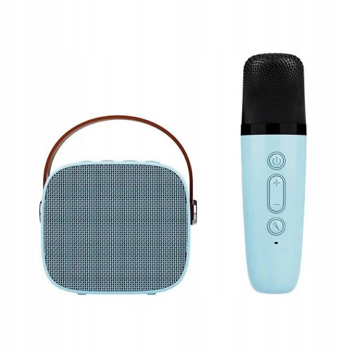 Bezdrôtová karaoke súprava, 2-dielna, Bluetooth 5.0, modrá