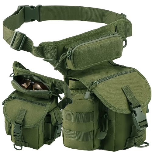 Taška Bedrová taška na nohu Vojenská taktická, priestranná, vojenská