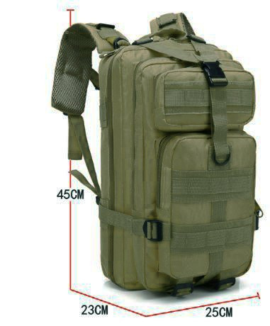 Turistický batoh, taktický batoh, vodotesný, 30 l