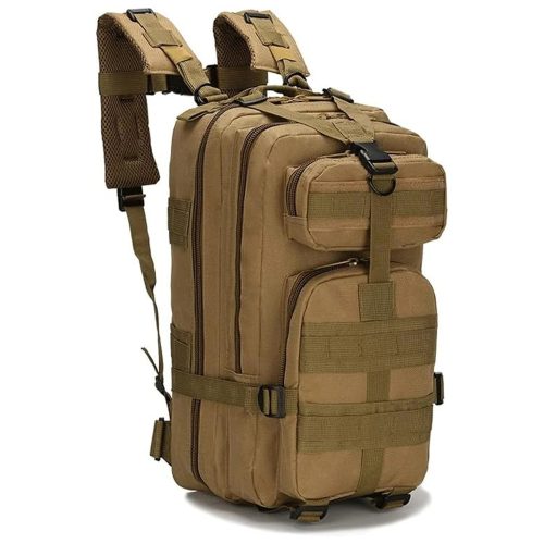 Vojenský taktický batoh, 35 l, hnedý, 45x25x23 cm