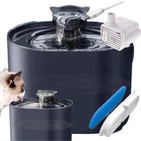   Dávkovač vody pre psa mačku 2,2 l Automatická napájačka Tichá fontána FILTER