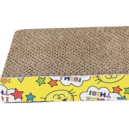 ŠKRABADLO PRE MAČKY KARTÓNOVÉ LEHÁTKO HORIZONTÁLNA PODLOŽKA NA ŠKRABANIE EKO 30 cm