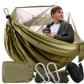   Hojdacia sieť so sieťkou proti hmyzu, 260 × 140 cm, nosnosť 180 kg