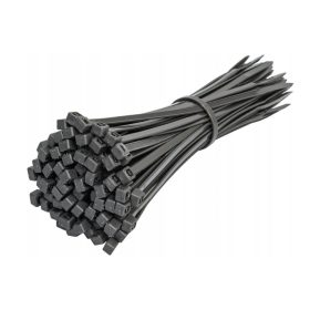 Čierne sťahovacie pásky na káble, 4 × 100 mm, 50 ks