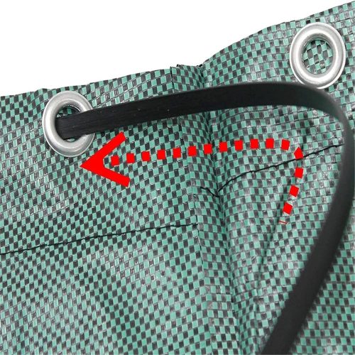 Záhradný vak Záhradná taška Kontajner na listy Tráva Veľký silný 120L