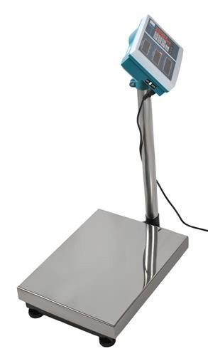 Aku. úložná nerezová digitálna elektronická váha do 100kg LCD